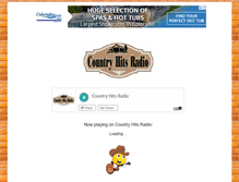 Tablet Screenshot of countryhitsradio.net